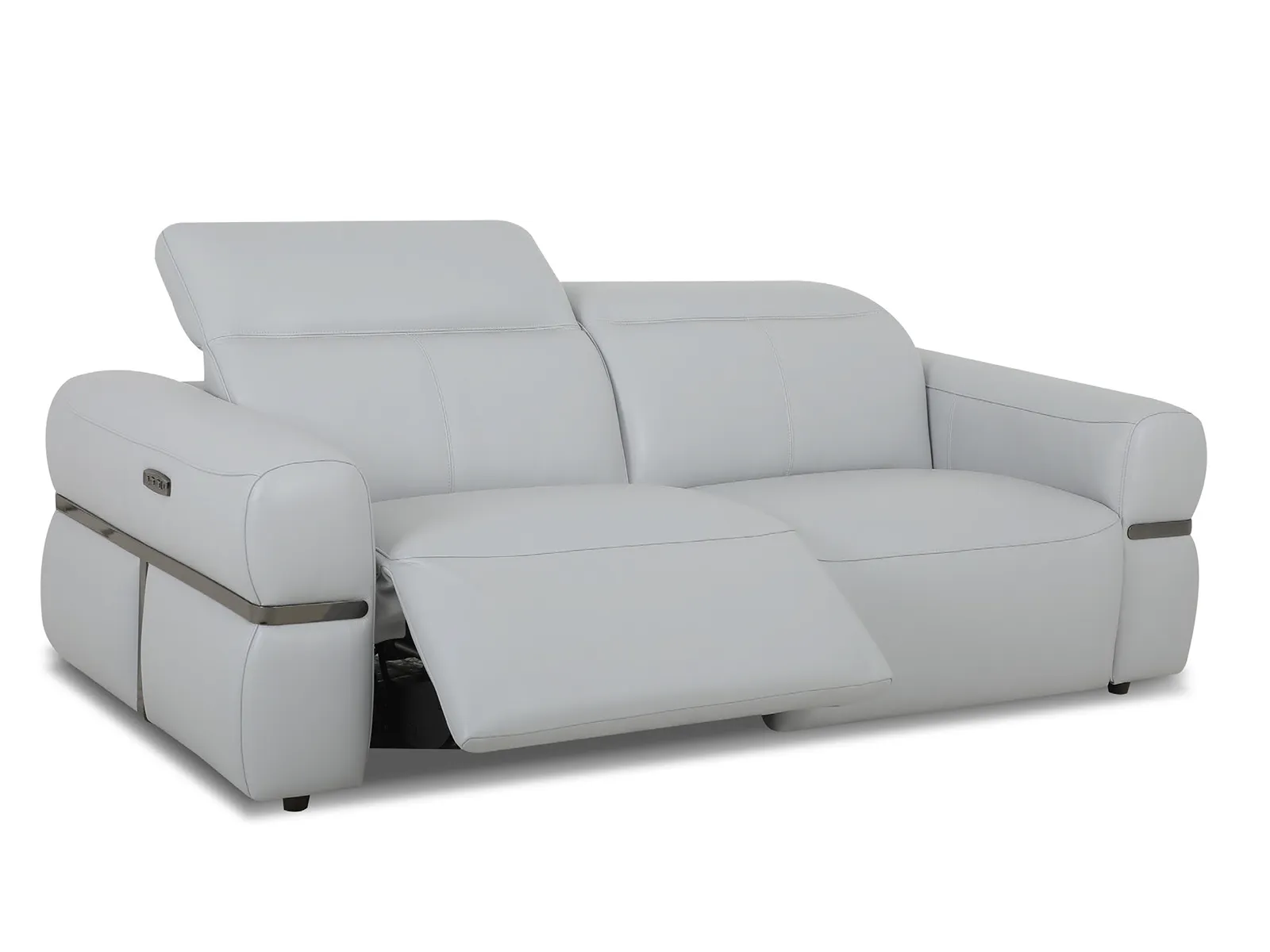 Large Power Recliner Sofa - Leather
